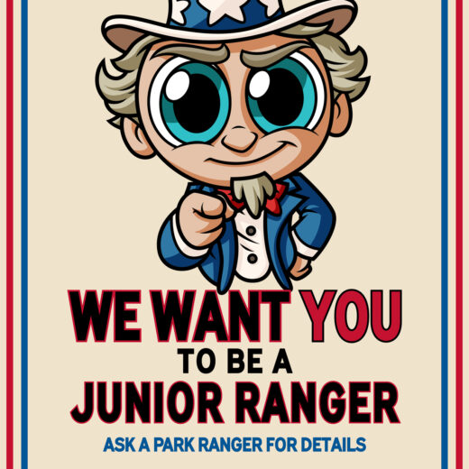Ranger Trek - Uncle Sam - We Want You To Be A Junior Ranger! 11"x17" Poster